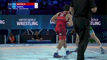 72 kg 1/4 Final - Malkhas Amoyan, Armenia vs Kristupas Sleiva, Lithuania