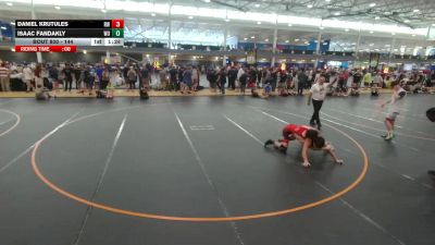 144 lbs Champ. Round 3 - Isaac Fandakly, Wrestling University vs Daniel Krutules, Roundtree Wrestling