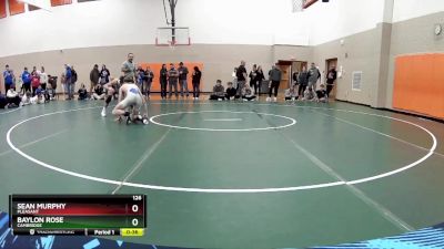 126 lbs Cons. Round 4 - Sean Murphy, Pleasant vs Baylon Rose, Cambridge