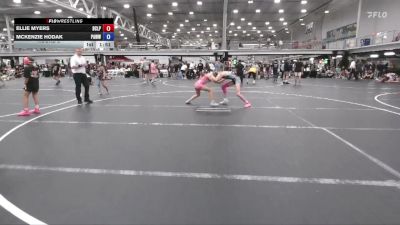 110 lbs Round 2 - Ellie Myers, BC Lady Predators vs McKenzie Hodak, PA West White