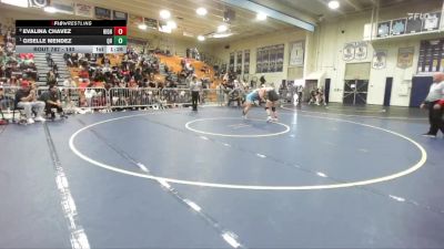 140 lbs 1st Place Match - Giselle Mendez, Quartz Hill vs Evalina Chavez, Highland