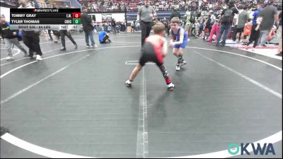 64 lbs Consi Of 4 - Tommy Gray, Elgin Wrestling vs Tyler Thomas, Choctaw Ironman
