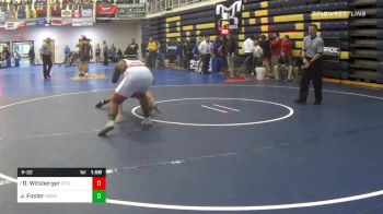 220 lbs Prelims - Derek Witsberger, St. Clairsville-OH vs Jalen Foster, Freedom Area