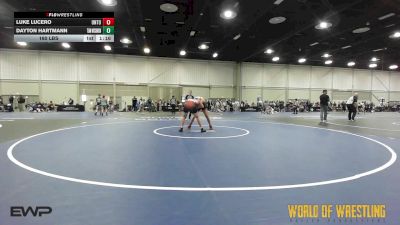 160 lbs Quarterfinal - Luke Lucero, Untouchables 12u PURPLE vs Dayton Hartmann, Team Wisconsin 12U