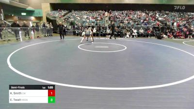 145 lbs Semifinal - Kirin Smith, Clovis West vs Elise Twait, Meridian