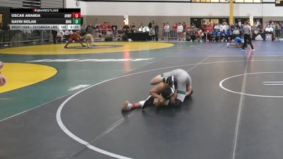 157Green lbs Rr Rnd 1 - Oscar Aranda, Army West Point vs Gavin Nolan, Binghamton