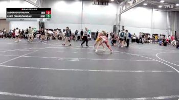 157 lbs Round 2 (6 Team) - Luke Charbonneau, North Hunterdon WC vs Jason Gautreaux, Savage WA Black