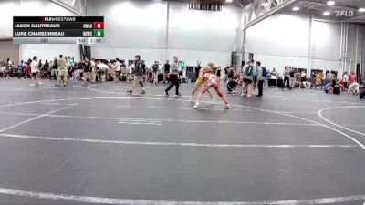 157 lbs Round 2 (6 Team) - Luke Charbonneau, North Hunterdon WC vs Jason Gautreaux, Savage WA Black