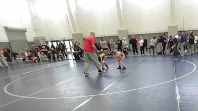 46 lbs Round 3 - Zoe Fenn, Cougars Wrestling Club vs Reagan Duling, Charger Wrestling Club
