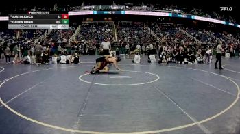 1A 175 lbs Cons. Semi - Justin Joyce, South Stokes High School vs Caden Bond, Uwharrie Charter Academy