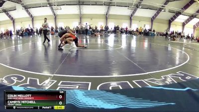 125 lbs Cons. Round 4 - Camryn Mitchell, Mount Union vs Colin Mellott, Ohio Northern Univerity