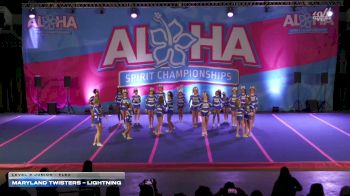 Maryland Twisters - Lightning [2025 L3 Junior - Flex] 2025 Aloha Trenton Showdown