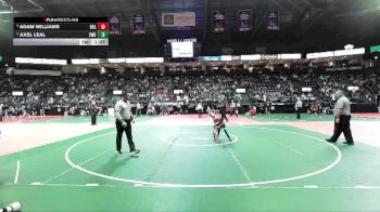 45 lbs 1st Place Match - Adam Williams, BEA2 vs Axel Leal, EWO3