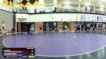 110 lbs Cons. Semi - Jj Doty, Contenders Wrestling Academy vs Brayden Head, Contenders Wrestling Academy