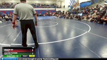 145 lbs 1st Place Match - Gracin Go, Caldwell vs Colton Tucker, Coeur D Alene