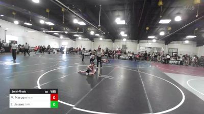 65 lbs Semifinal - Mason Marcum, New Mexico Gold vs Elizabeth Jaquez, Carlsbad Combat WC