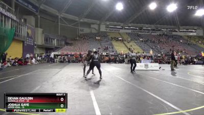 285 lbs Placement (4 Team) - Joshua Gaye, Upper Iowa vs Devan Gauldin, Glenville State