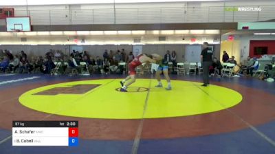 97 kg 3rd Place - Austin Schafer, Nyac/flwc vs Blaize Cabell, Valley RTC