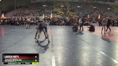 125 lbs Quarters & 1st Wb (16 Team) - Landon Smith, Embry-Riddle (Ariz.) vs Adrian Morales, Life University