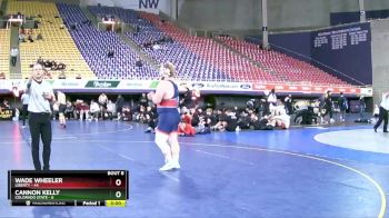 285 lbs Round 2 (8 Team) - Wade Wheeler, Liberty vs Cannon Kelly, Colorado State