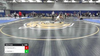 157 lbs Semifinal - Nate Camiscioli, Castleton vs Jashon Holmes, Castleton