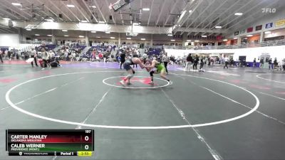 197 lbs Cons. Round 4 - Carter Manley, Oklahoma Wesleyan vs Caleb Werner, Providence (Mont.)