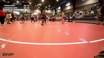 100 lbs Rr Rnd 2 - Tucker Jahnke, Mighty Bluebirds vs Labrodrick Jones, North Desoto Wrestling Academy