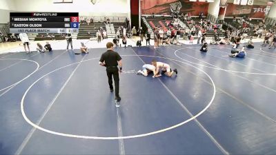 120 lbs 1st Place Match - Mesiah Montoya, Defiant Wrestling Club vs Easton Olson, Sanderson Wrestling Academy