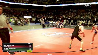 150 Class 2 lbs Quarterfinal - Troy Gustin, Pleasant Hill vs Adam Peregoy, Sullivan