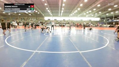 75 lbs Consi Of 4 - Dominic Rocco, Ohio Gold vs Colton Chambers, Quest School Of Wrestling MS