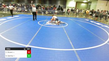 170 lbs Round Of 128 - Coyha Brown, PA vs Sam Szerlip, NY