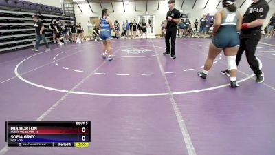 190 lbs Round 2 (10 Team) - Mia Horton, Husky WC Silver vs Sofia Gray, WTC