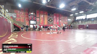 150 lbs Cons. Round 1 - Ethan Schelhorn, Mt.Vernon vs Alex Zaslavsky, Castle