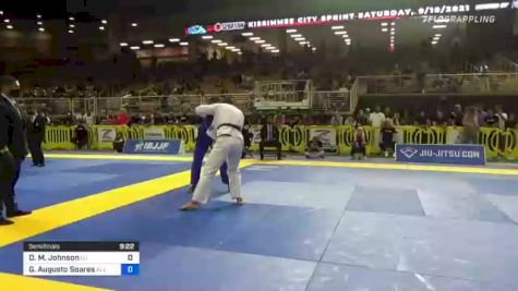 Devhonte M. Johnson vs Guilherme Augusto Soares 2021 Pan Jiu-Jitsu IBJJF Championship