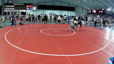 132 lbs Champ. Round 2 - Kam Stash, Region Wrestling Academy vs Chase Davis, Perrysburg Wrestling Club