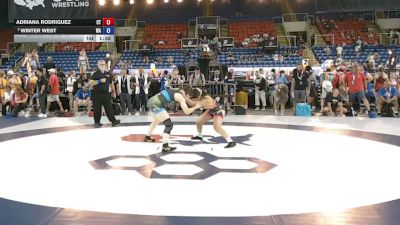 125 lbs Champ. Rd Of 64 - Adriana Rodriguez, Connecticut vs Winter West, Washington