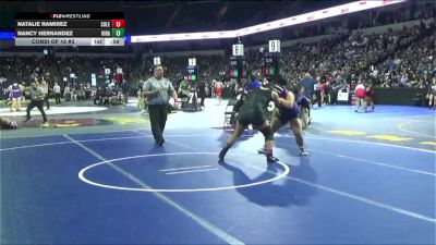 235 lbs Consi Of 16 #2 - Natalie Ramirez, Soledad (CC) vs Nancy Hernandez, Hiram Johnson (SJ)