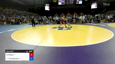 138 lbs Cons 32 #2 - Brody Miess, WI vs Trey Gunderson, MN