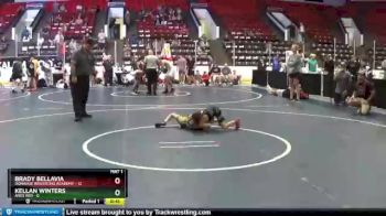 52 lbs Round 2 (6 Team) - Brady Bellavia, Donahue Wrestling Academy vs Kellan Winters, ARES Red