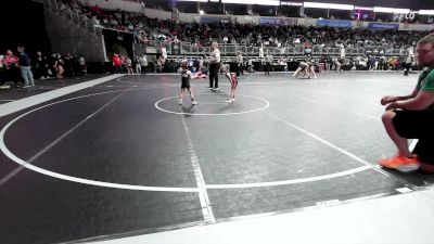 43 lbs Consolation - Gatlynn Duncan, Team Central WC vs Ella Beck, Top Rank Hammers