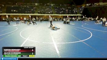 102 lbs Cons. Round 4 - Keaton Schroeder, MWC Wrestling Academy vs Karson Reinhardt, Sebolt Wrestling Academy