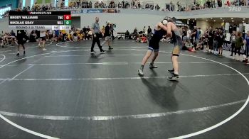 144 lbs Round 3 (6 Team) - Nikolas Gray, Wellington vs Brody Williams, Trojan WC