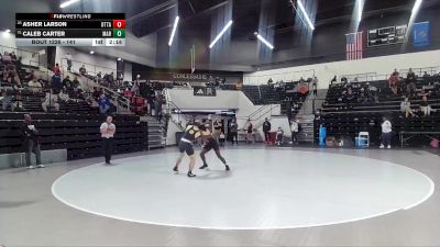 141 lbs Quarterfinal - Asher Larson, Ottawa University vs Caleb Carter, Maryville University
