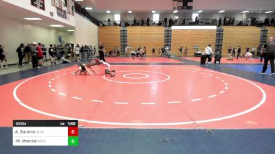 100 lbs Round Of 32 - Amen Saromo, Georgia vs Maxwell Monroe, Brookwood Bronco Wrestling Club