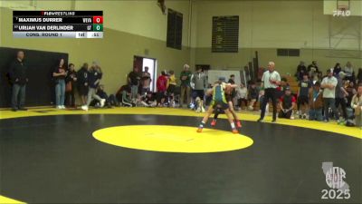 89 lbs Cons. Round 1 - Maximus Durrer, Oakdale vs Urijah Van Derlinder, Gold Trail