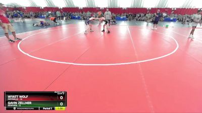 126 lbs Semis & Wb (16 Team) - Wyatt Wolf, Maysville vs Gavin Zellner, Denmark