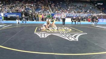 Girls-115 lbs Quarterfinal - Nakayla Dawson, Westland John Glenn (Girls) vs Molly Wright, Grayling (Girls)