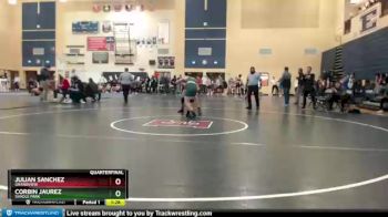 138 lbs Quarterfinal - Julian Sanchez, Grandview vs Corbin Jaurez, Shadle Park