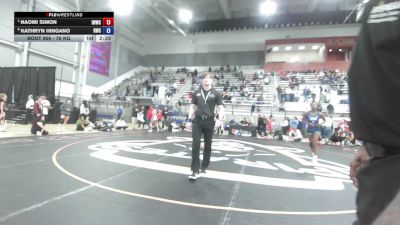 76 kg 5th Place Match - Naomi Simon, Iowa Womens Wrestling Club vs Kathryn Hingano, Raider Wrestling Club