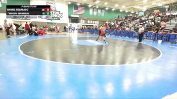 157 lbs Cons. Round 2 - Daniel Regalado, Arlington vs Brody Martinez, Palm Desert